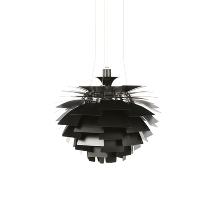 Подвесной дизайнерский светильник PH Artichok by Louis Poulse D48 (черный)