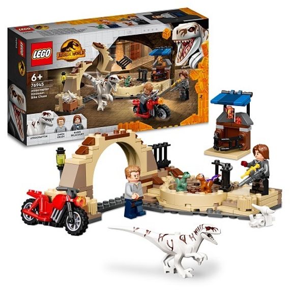 Lego konstruktor Jurassic World 76945 Atrociraptor Dinosaur: Bike Chase