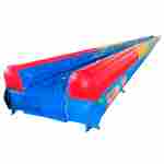 Водная горка с надувным дном, на подкачке, ТУРБО «Капля», 30*2*0,8 м