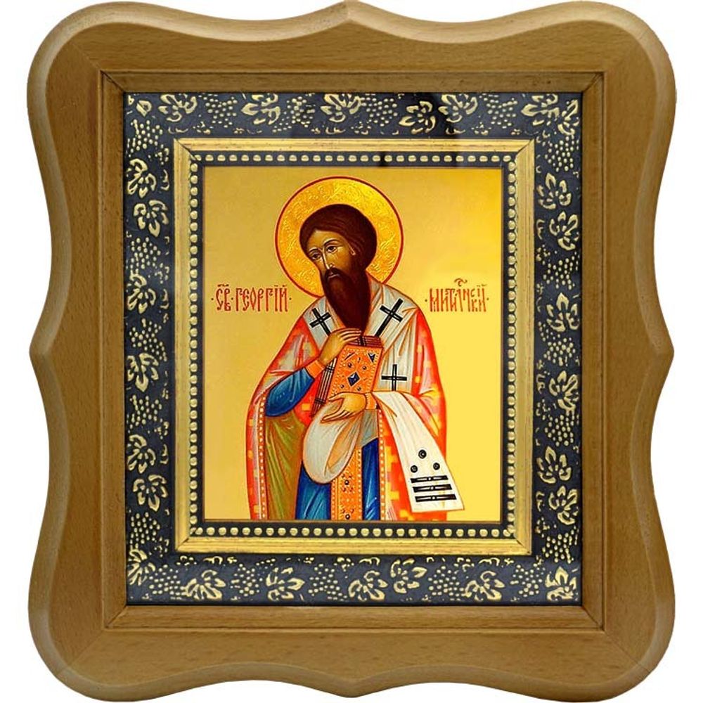 Георгий II Митиленский, Святитель, епископ. Икона на холсте.