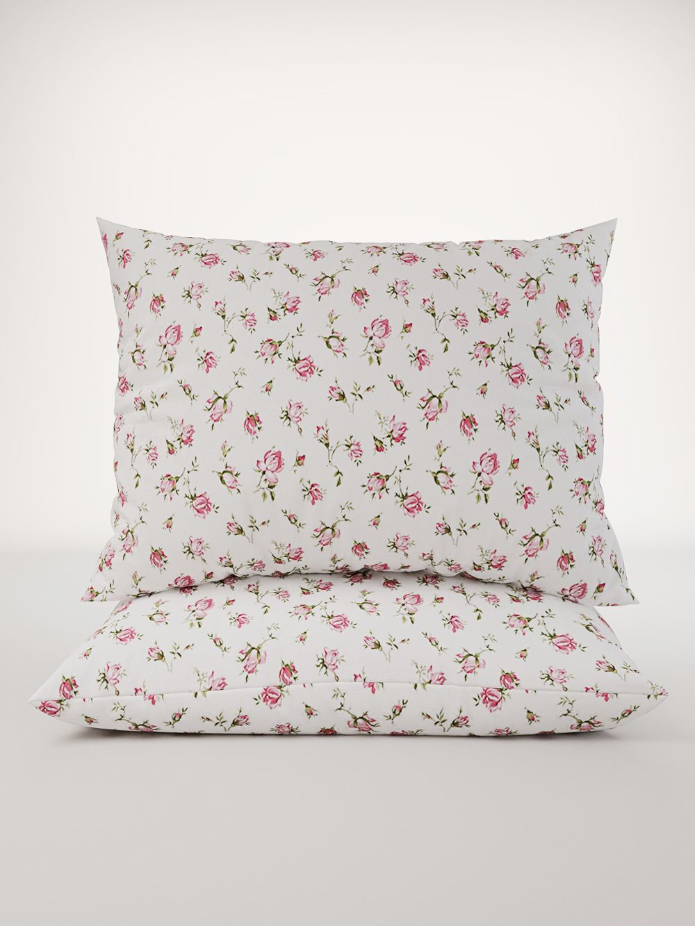 Постельное белье "Розы" евро   наволочки 50х70 2шт Простынь на резинке 180х200 см  Пододеяльник 200х215 см  Сказка сатин