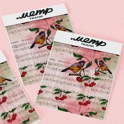 Ткань мембрана птички и кадриль