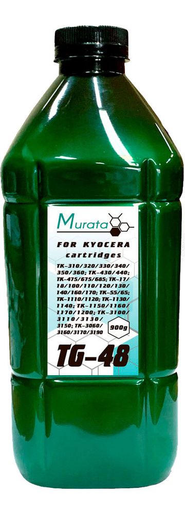 Тонер MURATA тип TG-48 для KYOCERA Универсальный (900гр) Green Line