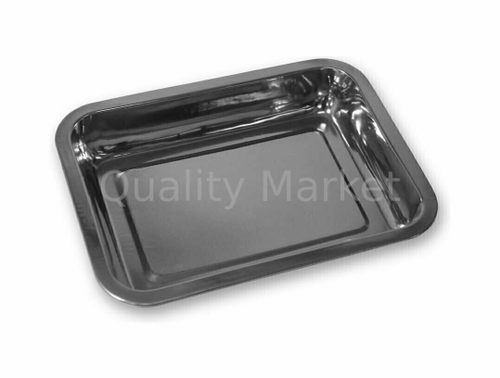 Лоток глубокий 270х200х48 мм нержавеющая сталь