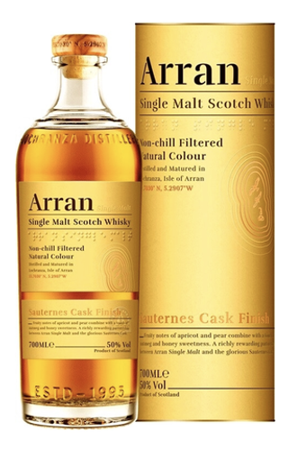 Виски Arran Sauternes Cask Finish, 0.7 л.