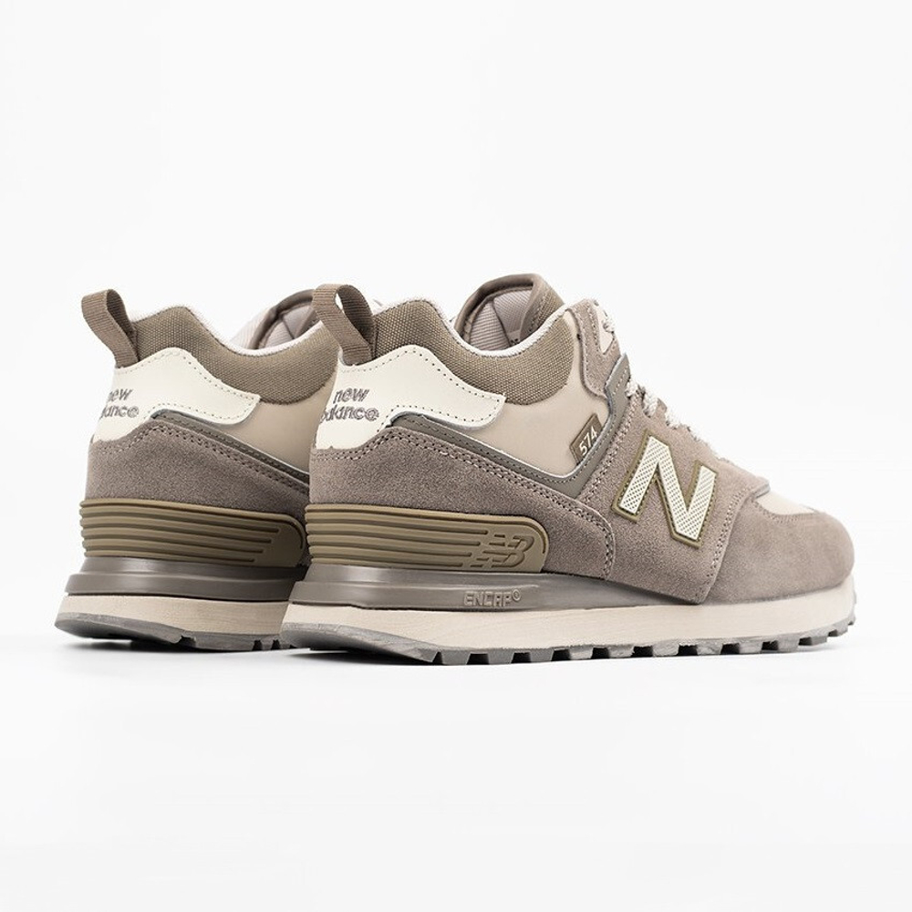 кроссовки New Balance 574 Mid x Stone Island Light Brown Winter