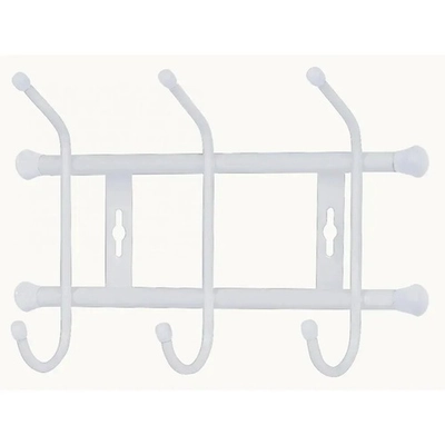 Вешалка настенная 3 крючка, 285, Матовый серый, ВН3/МС