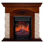 Каминокомплект Real Flame Neapolis NT с очагом Majestic Lux Black RC