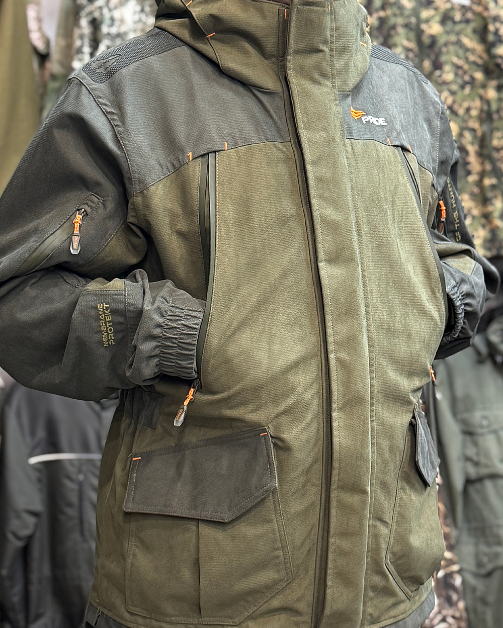 Костюм Магнум Pride демисезонный Хаки, мембрана 10000/10000, утеплённый