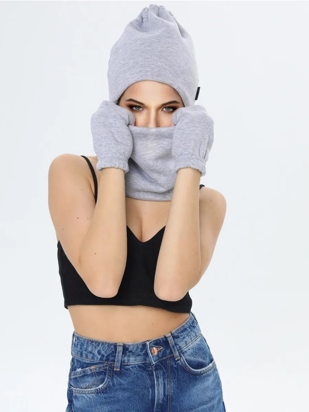 Снуд унисекс из футера с начесом