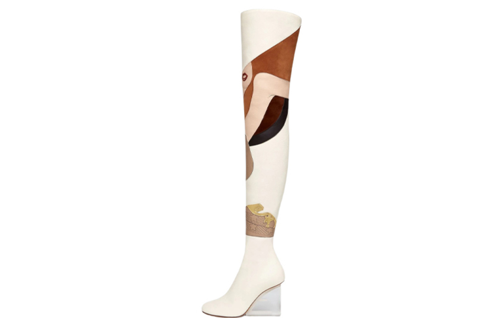 FENDI First Over the knee Boots Women"s White