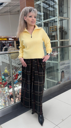 Джемпер-поло с воротником