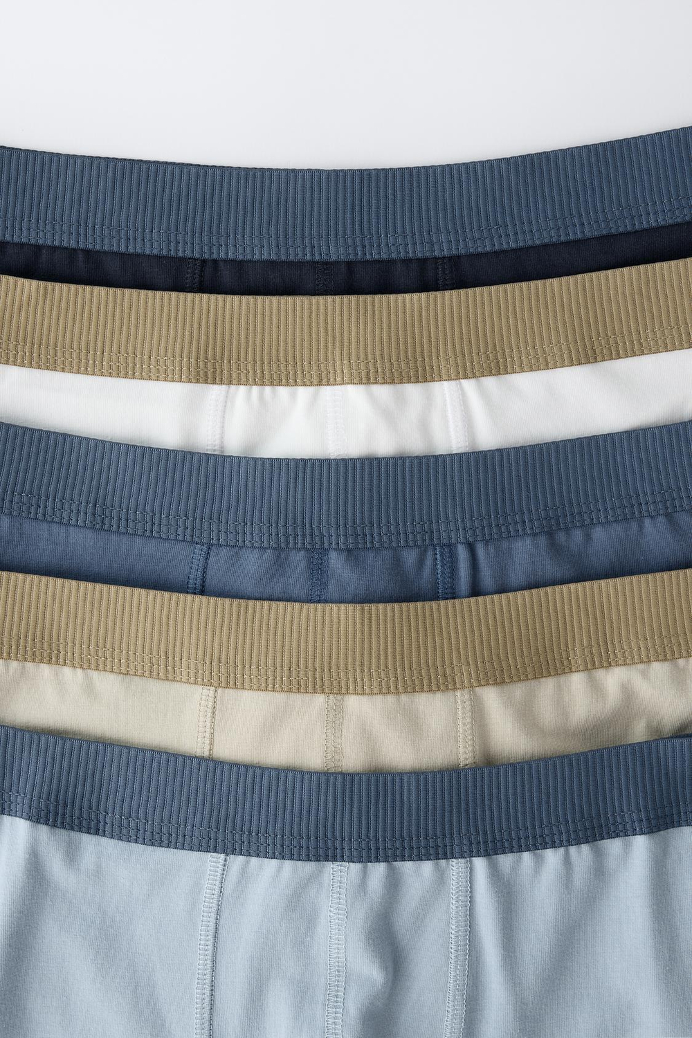 ZARA НАБОР ИЗ ПЯТИ ТРУСОВ-БОКСЕРОВ, РАЗНОЦВЕТНЫЙ