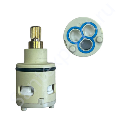 Переключатель картрижный диаметром 26мм трех проходной для смесителей Frap