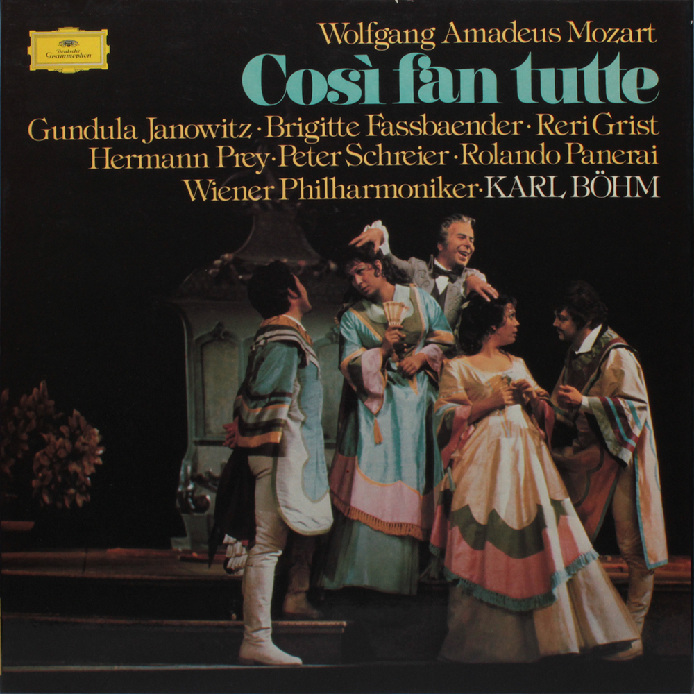 Gundula Janowitz, Brigitte Fassbaender, Wiener Philharmoniker, Karl Bohm / Wolfgang Amadeus Mozart: Cosi Fan Tutte (3LP)