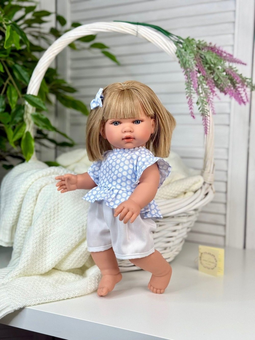 Кукла D Nenes виниловая 34см Lean (054046)