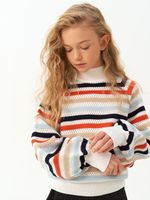 Джемпер для девочки AT1215 мультиколлор