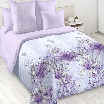 Комплект постельного белья "ВЛ. НАПЕВ", перкаль, 100% хлопок.