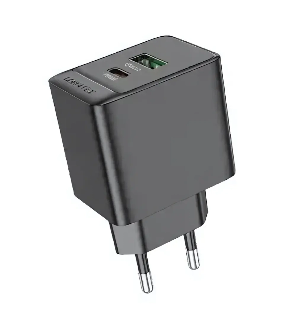 Зарядное устройство Borofone BAS14A PD20W+QC3.0 3A Type-C+USB Black