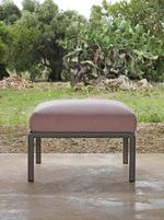 Пуф пластиковый с подушкой Nardi Komodo Pouf, тортора, розовый