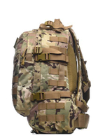 Тактический рюкзак HUNTSMAN RU 010, 45 л, ткань Оксфорд, Черный