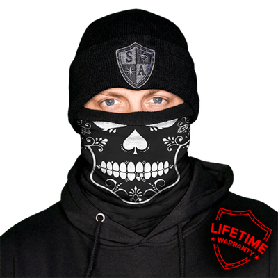 Шарф-труба SA Fleece Spades (с черепом)