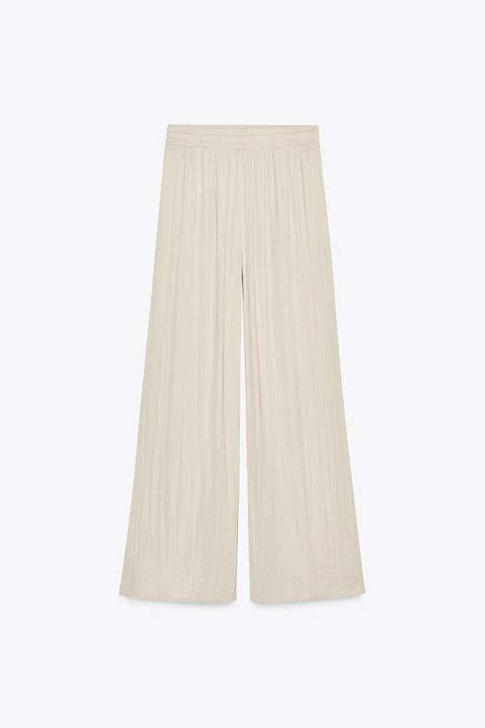 ZARA ШИРОКИЕ БРЮКИ ИЗ СТРУЯЩЕЙСЯ ТКАНИ, КАВА