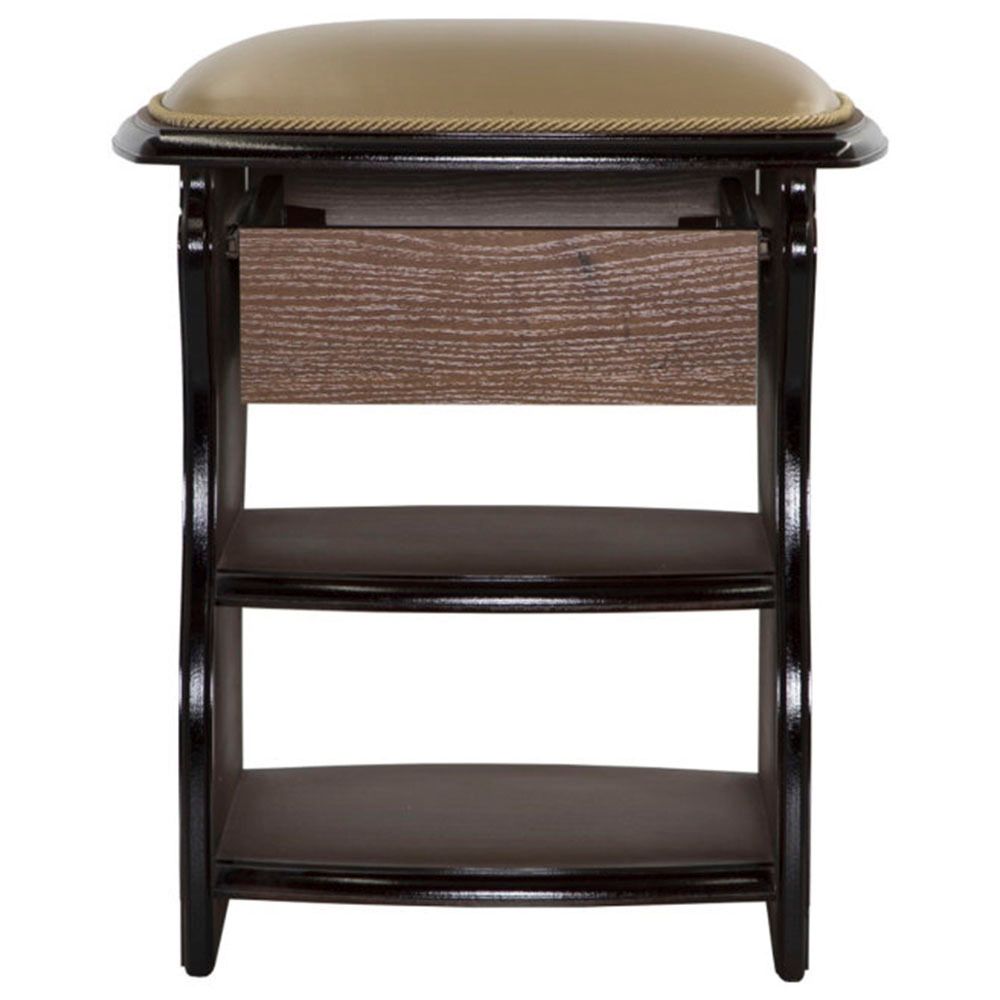 Табурет с ящиком Марта темно-бежевый