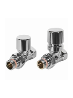 Комплект клапанов термостатический DESIGN 1/2 прямой хром STOUT (SVTDK-0001-000015C)