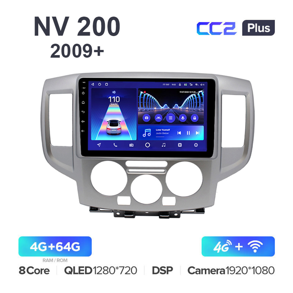 Teyes CC2 Plus 9"для Nissan NV 200 2009+