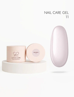Lovia Cure Nail Care Gel 11 - Гель моделирующий серо-коричневый, 15 мл