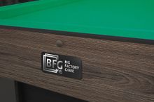 Бильярд BFG Compact Light 5 (Анкор+черный) (Пул, анкор/черный (ЛДСП), ЛДСП_16, Сукно Euro Pro 50 ш1.98м Yellow green, Х/б сетка)
