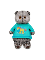 Мягкая игрушка Кот Басик в лонгсливе 22 см Ks22-295