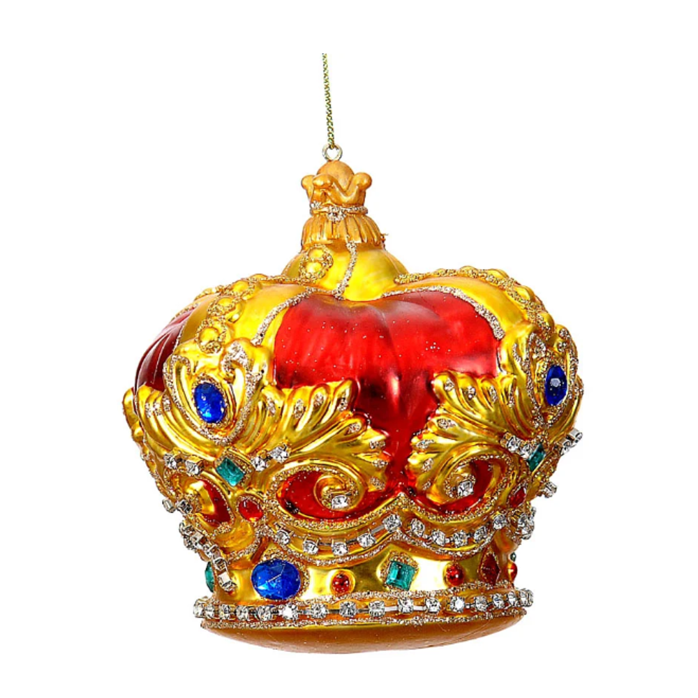 Игрушка Корона стразы  [Арт. 10777]