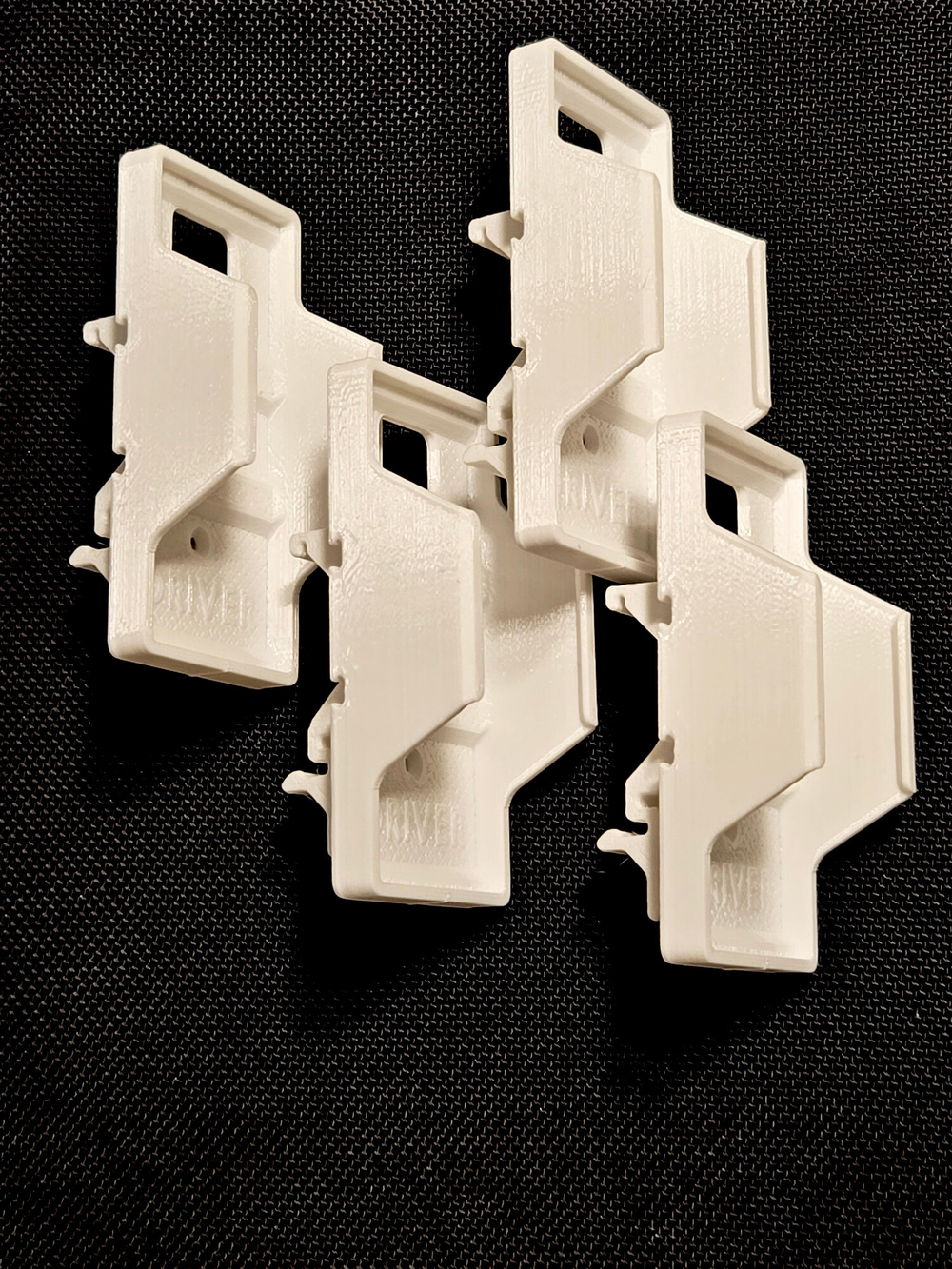 Набор 4 шт., Крепление-держатель для Aqara LED strip driver, 3D печать, белый