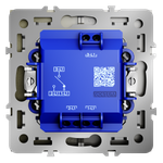 Выключатель встраиваемый VOLTUM S70 для жалюзи 10А, (шелк)