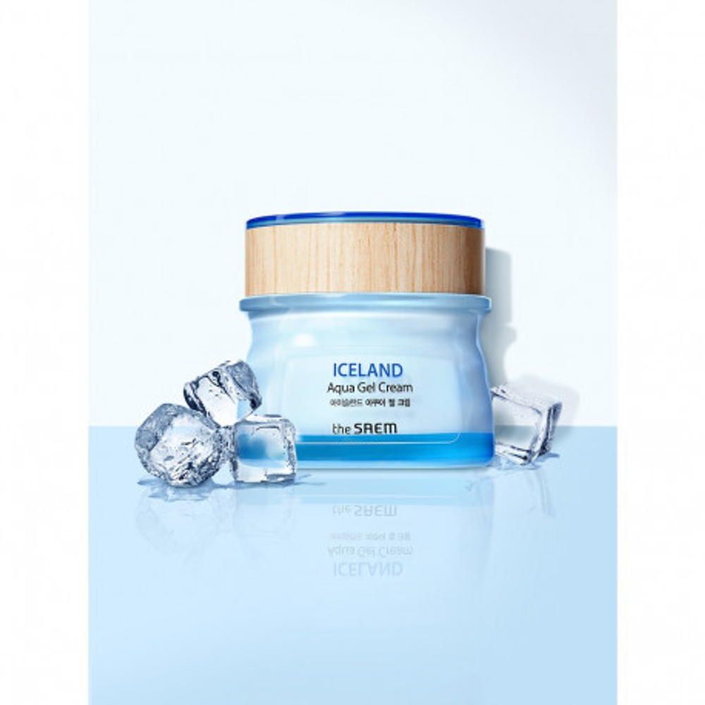 The Saem Iceland Hydrating Крем для лица увлажняющий Iceland Aqua Moist Cream 60мл