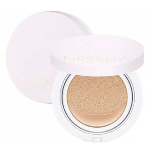 [Missha] Magic Cushion Cover Lasting #21 Light Beige - Тональный кушон #21 Светлый Бежевый, 15 гр