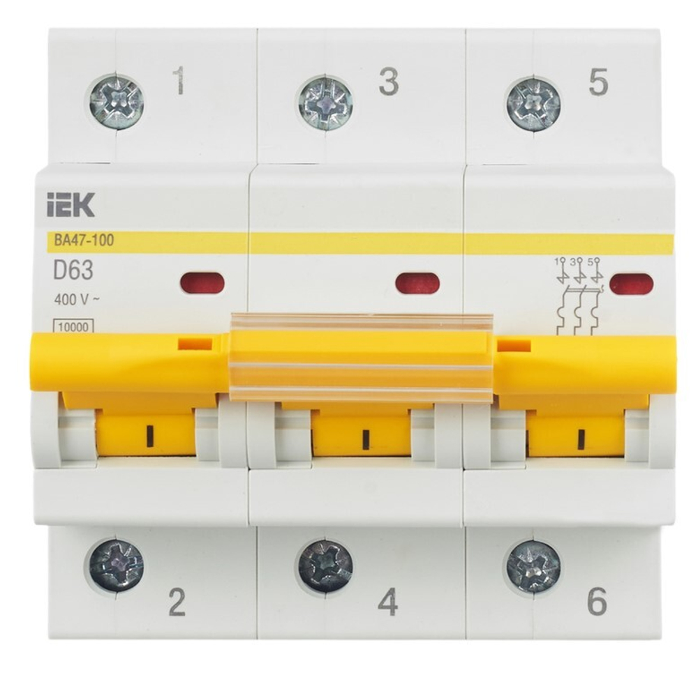 Автоматический выключатель  IEK MVA40-3-063-D