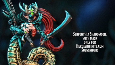 Dark Eldar/Drukhari Naga Champion Mask