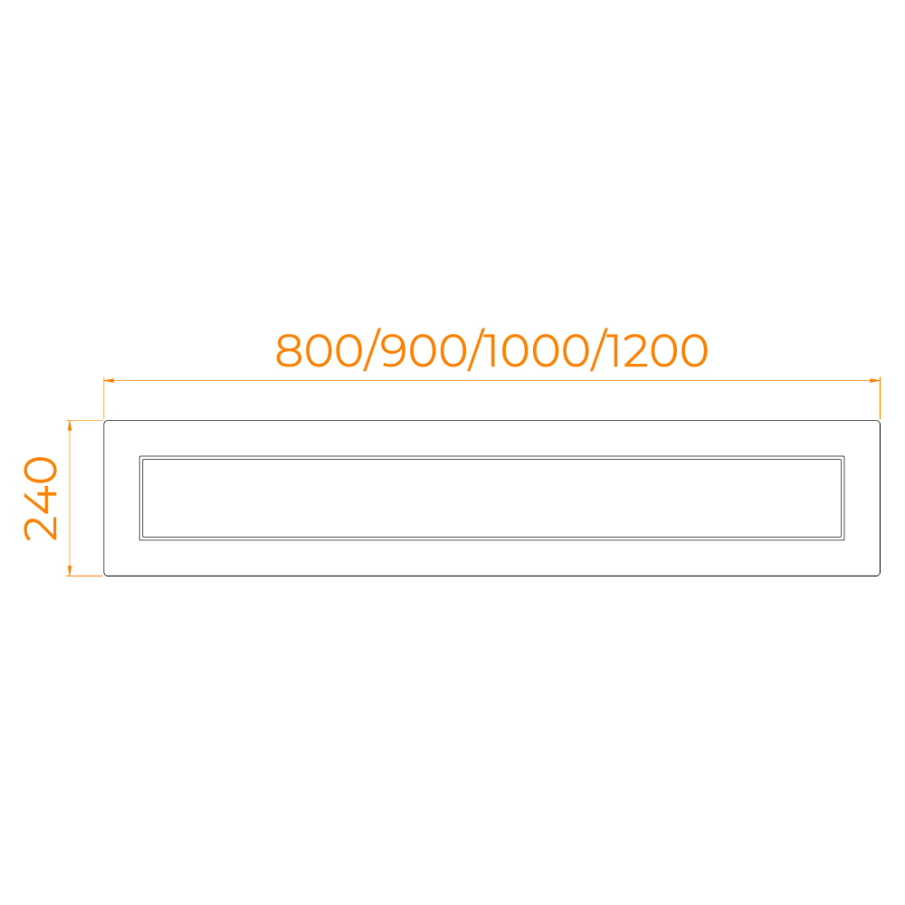 Экран для душевого поддона RGW NА/CL-S (фронтальный) (1200)