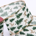 Лента для декорирования «Зимний лес» 6,3 см, 2,7 м