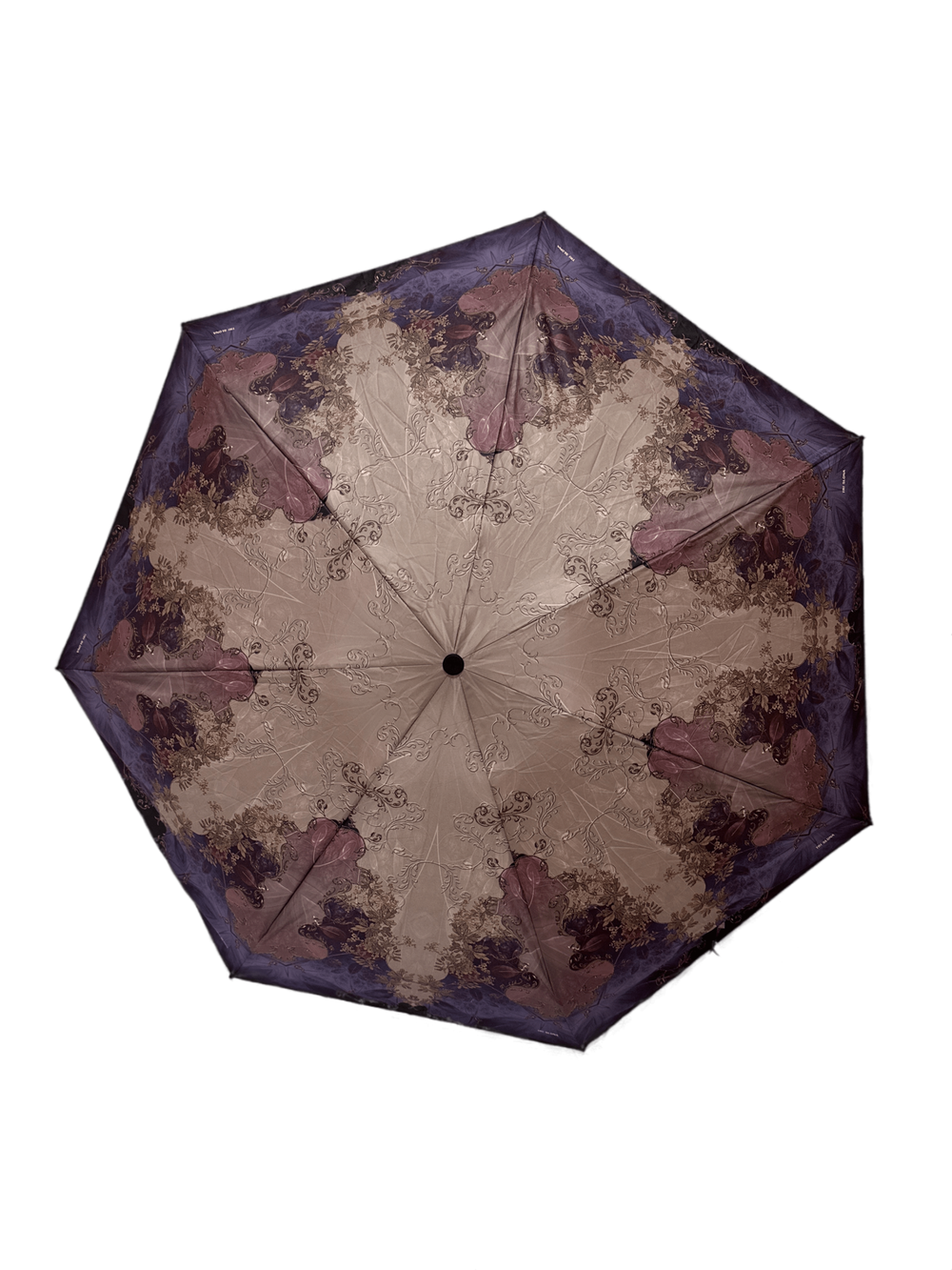Зонт женский мини складной супер-автомат набивной "ЭПОНЖ", расцветка - смешанные цвета ("Три слона" - арт. L4700)