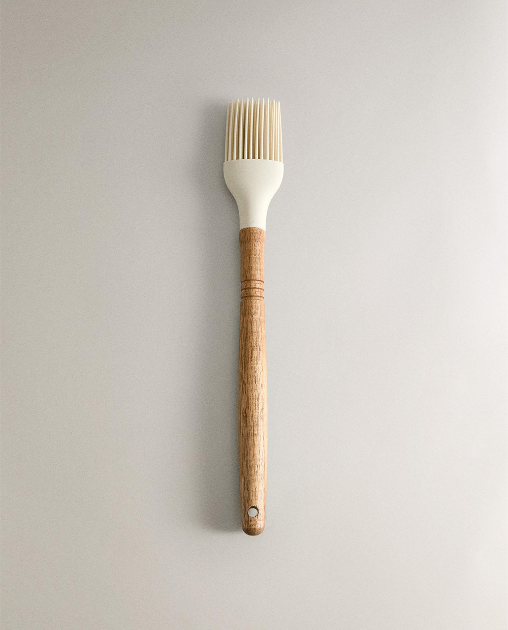Zara Home кулинарная кисть из дерева, цвет кремовый