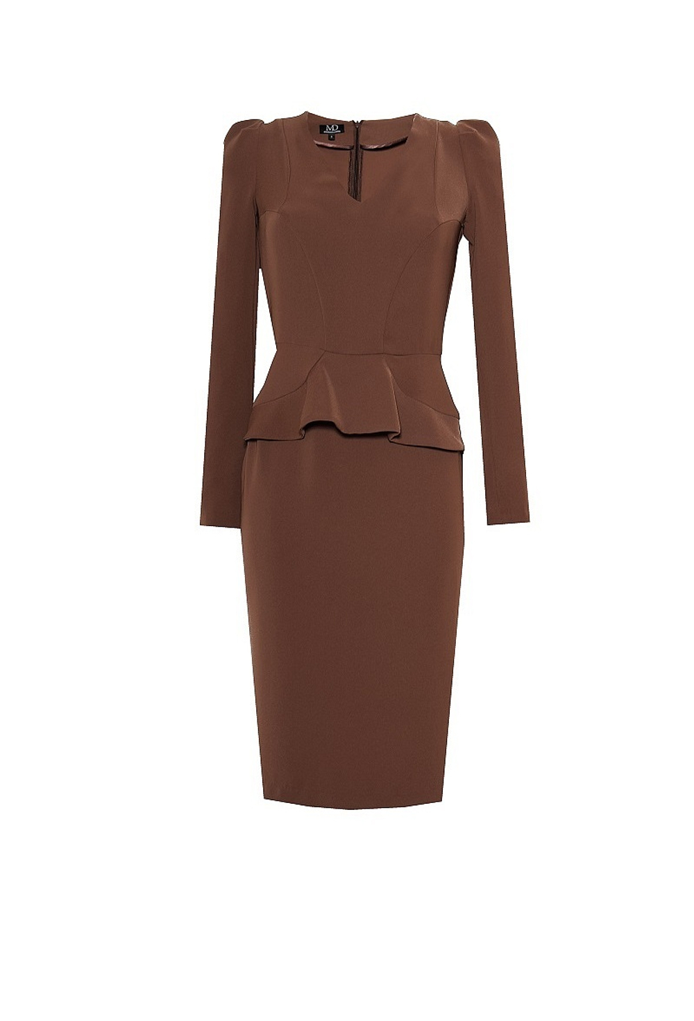 Платье с резной баской 07-15FW