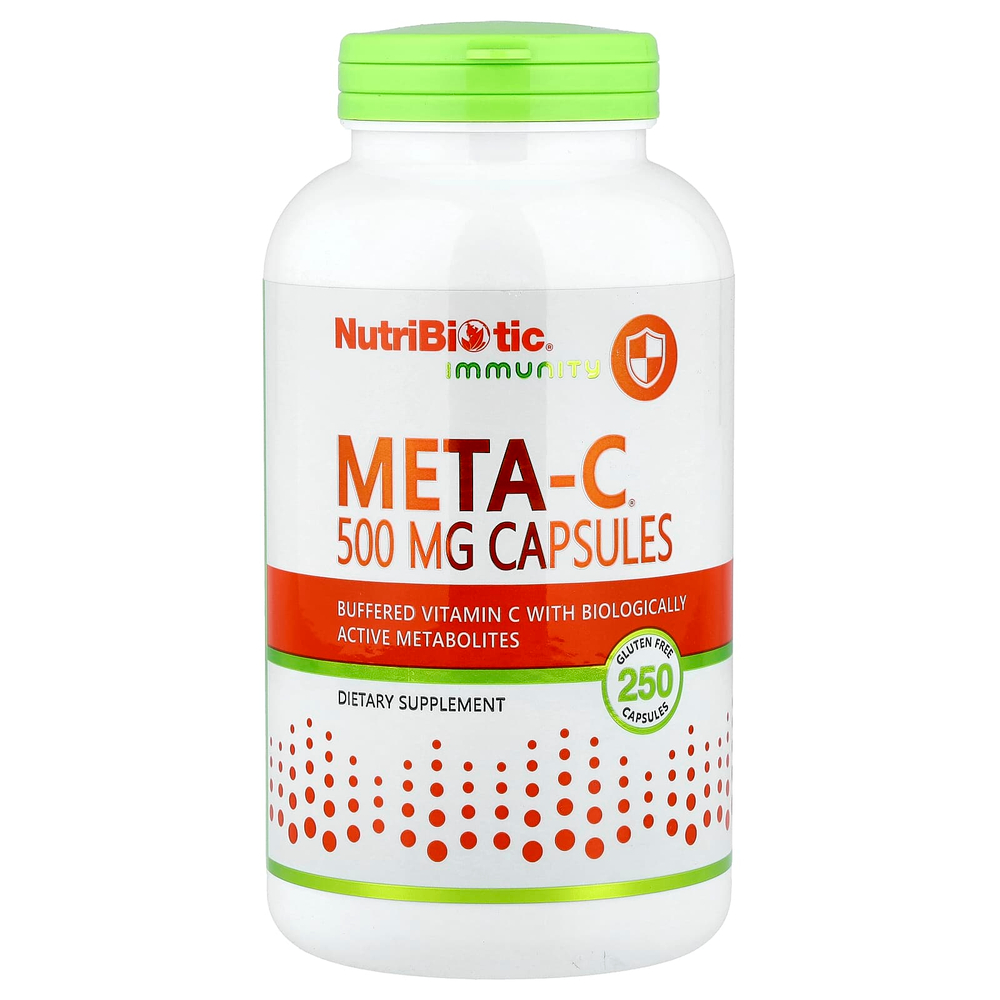 NutriBiotic, Immunity, Meta-C®, 250 капсул