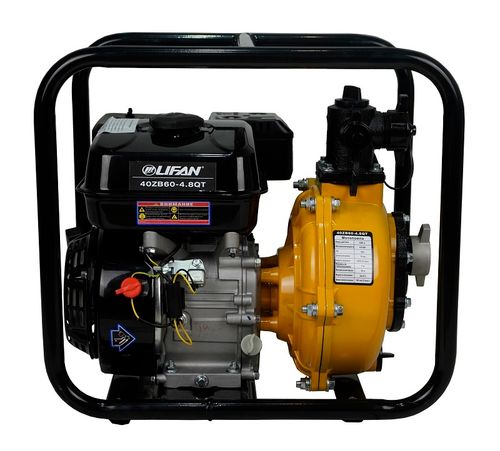 Мотопомпа бензиновая Lifan 40ZB60-4,8QT высоконапорная [40 мм | 18 м³/ч | 300 л/мин]