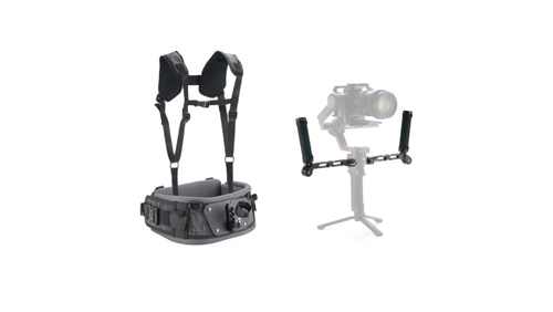 Двуручный хват Tilta облегченный с разгрузкой для DJI серии RS (GSS-T04-DHB2)