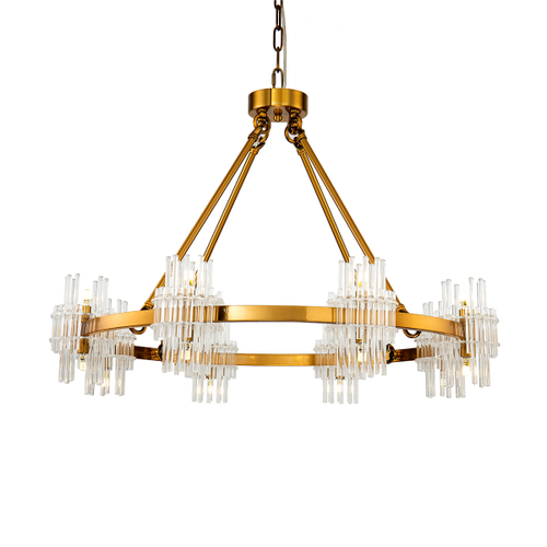 Люстра KR1209P-16 brass