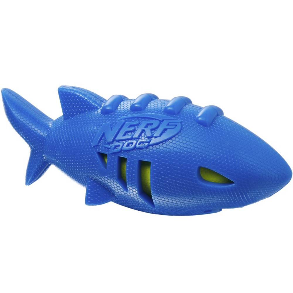 NERF Плавающая игрушка для собак "Акула", 18 см